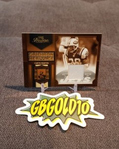 2007 Playoff Prestige - Gridiron Heritage Materials #GH-16 Curtis Martin (MEM)