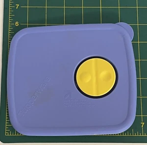 Tupperware Microwave Rock and Serve Blue Replacement Lid Seal 3386A Vented 7x8" - Picture 1 of 4