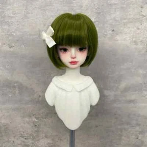 BJD Muñeca Peluca Muñecas Muñeca Mujer Peluca Linda Peluca Sintética Pelo Corto 1/3 1/6 1/4 - Imagen 1 de 38