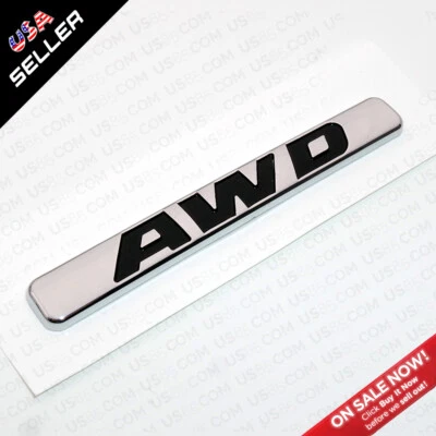 OEM Jaguar XJ XK XF XJR F-Pace F-TYPE AWD Liftgate Tailgate Badge Nameplate - Image 1 of 4