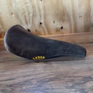Vintage Selle San Marco Laser Road Saddle Brown Suede Leather Italy