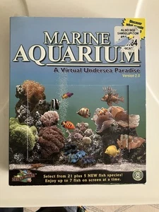 Marine Aquarium 2.0 PC MAC virtual salt water fish species tank screen saver! - Picture 1 of 4