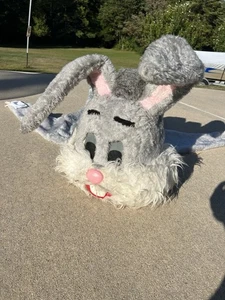 Bugs Bunny Easter Rabbit Faux Fur Adult Mascot Costume - Rental Quality Outfit - Picture 1 of 4
