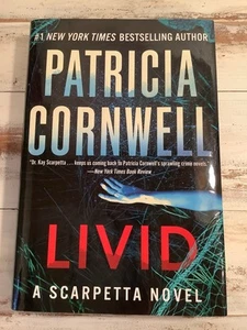 Livid Patricia Cornwell Ein Scarpetta Roman Erstausgabe SIGNIERTES EXEMPLAR - Bild 1 von 5