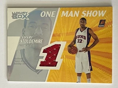 2005 Topps Luxury Box Amare Stoudemire Shooting Shirt Relic #d 178/225 Suns SP - Image 1 of 3