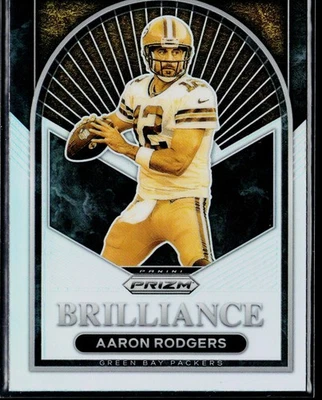 2022 Panini Prizm #B-6 Aaron Rodgers Brilliance Prizm Silver - Image 1 of 2