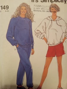 UC Women's Sweats Sewing Pattern Sweatshirt Pattern Sweatpants Shorts 7149 - Picture 1 of 2