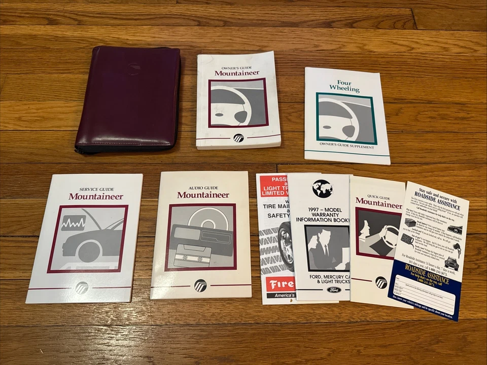 Mercury Mountaineer 1997 manual del propietario con estuche OEM envío gratuito Foto 1 de 1