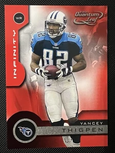 2001 Quantum Leaf - Yancey Thigpen #188 Infinity Red /100 - Picture 1 of 2