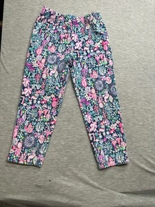 Lilly Pulitzer Girl S 4-5 Jewely MINI EMORA PANTS Soft Knit Pull-On - Picture 1 of 7