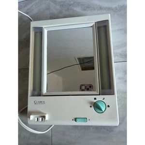 Vintage CLAIROL True to Light MAKEUP MIRROR LM-7 Dual SIDED w/Outlet 4 Modes - Picture 1 of 7