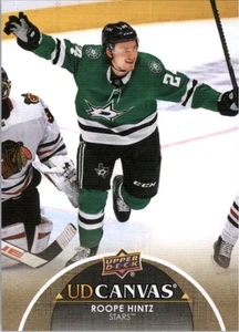 2021-22 Upper Deck Canvas #C27 Roope Hintz - HKY - Picture 1 of 2