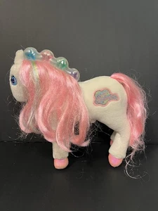 PJ Sparkles Blaze Pferd Plüschtier 1991 Mattel Poseable Lights Up Stofftier - Bild 1 von 13