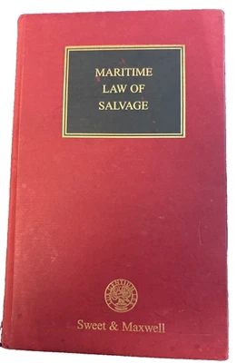 Maritime Law Of Salvage Geoffrey Brice 1999 Hb 3rd Good Signed - Image 1 of 4