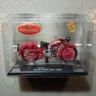 Hachette Modell 1/24 Karte Pounds Moto Guzzi GTS 500 - Bild 1 von 2