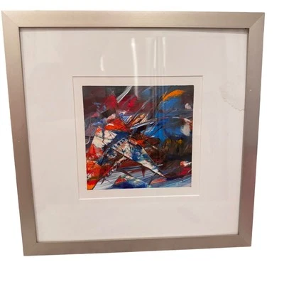 Joel Masewich Abstract Expressionism Art "Blue Sea" Original Painting Wall  Art - Image 1 of 4