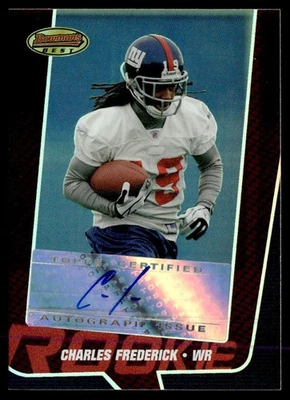 2005 Bowman's Best Rookie Red Auto Charles Frederick 003/199 #157 - Image 1 of 2