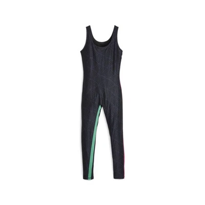 Body feminino PUMA Lemlem treinamento gola redonda sem mangas preto, azul 52395706 - Imagem 1 de 2