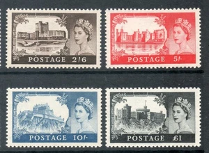 GB 1959 SG 595 - 598 2nd De LA Rue Castle set Fine unmounted mint MNH cat £195 6 - Picture 1 of 2