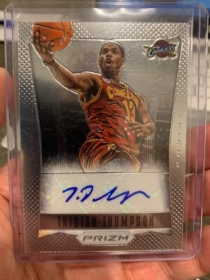 2012 13 TRISTAN THOMPSON PANINI PRIZM AUTO RC #35 TEXAS CAVALIERS 1ST PRIZM - Image 1 of 4