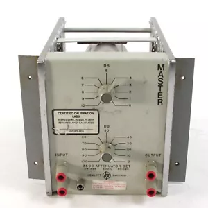 HP Agilent Hewlett Packard 350D Attenuator Test Set 5W 600OHM 55V DC-IMC - Bild 1 von 3