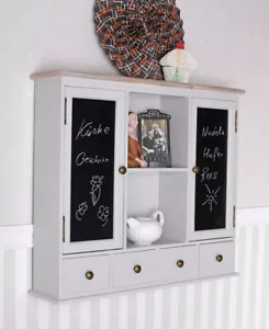 Armario Pared Pizarra Estante de Shabby Mueble Cocina Hanging - Imagen 1 de 4
