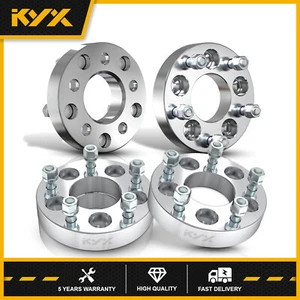 4PCS 1.25" 5X4.5 To 5X5 WHEEL SPACERS ADAPTERS 1/2"x20 For Jeep JK TJ YJ KK - Picture 1 of 13