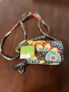 NWT Vera Bradley All In One Crossbody Flower Shower Retired Print 5.5x4” - Picture 1 of 10