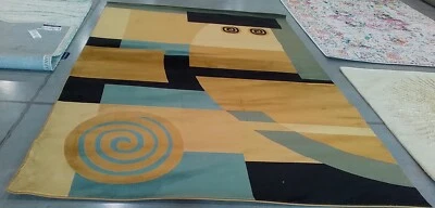 Tapete manchado preto/multi 8'-0" x 11'-2" preço reduzido 1172762636 PRL6843-9091-8 - Imagem 1 de 4