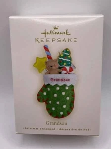 2008 Hallmark Andenken Enkel Weihnachtsschmuck Handarbeit & Stoff in Box - Bild 1 von 6