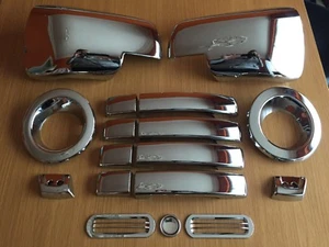 ULTIMATIVES CHROM SET PASST RANGE ROVER SPORT 2005-2009 GRIFFE FLÜGELSPIEGEL ABDECKUNGEN - Bild 1 von 1