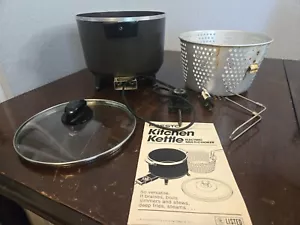 Presto Kitchen Kettle Multi-Cooker 6Qt 0600003 Fryer-WORKS - Picture 1 of 17