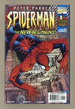 Peter Parker Spider-Man #1 Romita Jr. DF Signed Variant NM- 9.2 1999