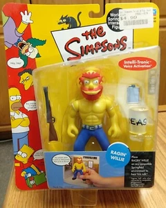 Figura de acción Playmates Toys Simpsons Serie 8 Ragin Willie, ¡sin usar! - Imagen 1 de 3