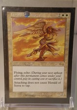 MTG Herald of Serra Urza's Saga 17/335 Regular Rare lp