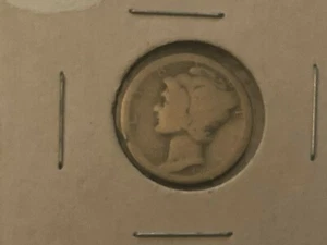 1917-P Mercury Dime 90% Silver - Picture 1 of 2