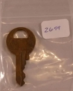 Master Lock Key # 2699 Replacement Padlock Amusement Vending Juke Slot Arcade - Picture 1 of 1