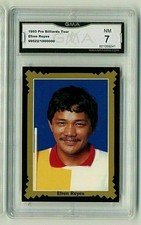 1993 Pro Billiards Tour Efren Reyes True Rookie Card #35 GOAT Graded GMA 7