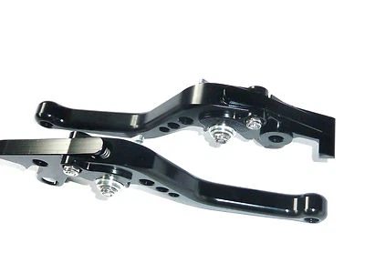 SUZUKI Bandit 1200 1996 - 2000 SHORT BLACK BRAKE AND CLUTCH LEVERS ROAD TRACK - Imagem 1 de 4