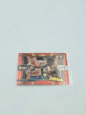 2021 Panini Select UFC Ryan Spann Premier Level Red Disco Prizm RC #109 182/199 - Image 1 of 2