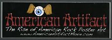Chuck Sperry American Artifact Movie Rock Poster Art XL Sticker Very Rare