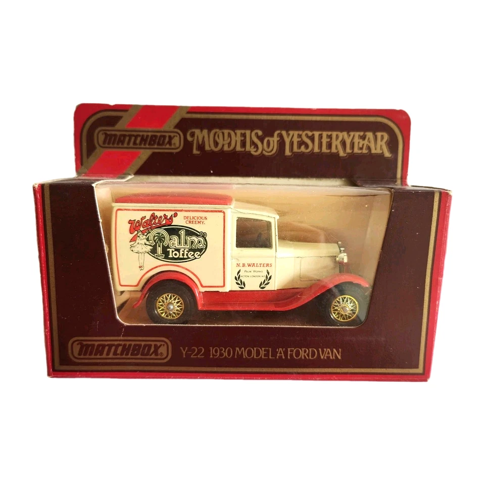Matchbox Yesteryear Y-22 1930 Ford Model A Van Vintage Diecast Car NIB - Image 1 of 4