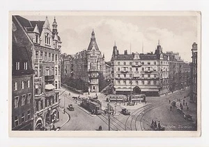 RPPC, Estocolmo, Suecia, Stureplan Square, trolebuses, usados, 1927 - Imagen 1 de 2