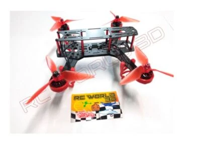 QUADCOPTER BRUSHLESS MOTOR MOUNT/BASE PROTECTOR 4PCS 3D PRINTED PLA RED - Image 1 of 4