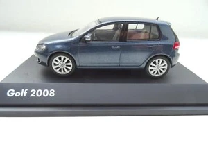Volkswagen VW Golf 6 Auto Modelo 4-Türen 1:43 Schuco Azul Grafito 5K0099300C5F - Imagen 1 de 3