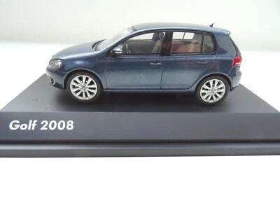 + VOLKSWAGEN VW Golf 6 Modellino 4 Porte 1:43 Schuco Blu Grafite 5K0099300C5F - Immagine 1 di 4