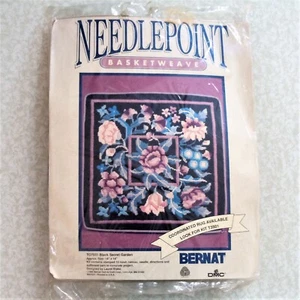 Bernat Nadelspitze Korbgeflecht "Black Secret Garden" 14" x 14" Nr. T07031 - Bild 1 von 3