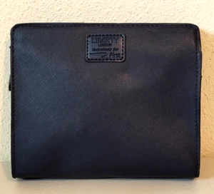 Liberty London Exclusively For First Black Floral Interior Toiletry Cosmetic Bag - Picture 1 of 6