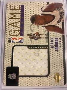 GLENN ROBINSON Game Jersey! 1997-98 UD Upper Deck GAME WORN USED 1:2500 Packs