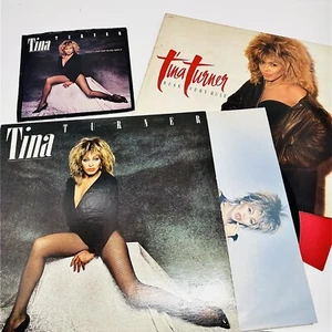 Tina Turner SELF TITLED + BREAK EVERY RULE + 7” SINGLE Vinyl LP Records VG - Picture 1 of 1